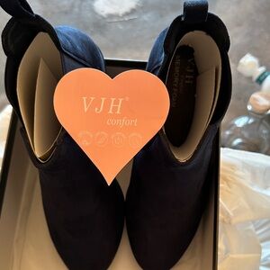 VJH Confort Dark Blue Ankle Boots